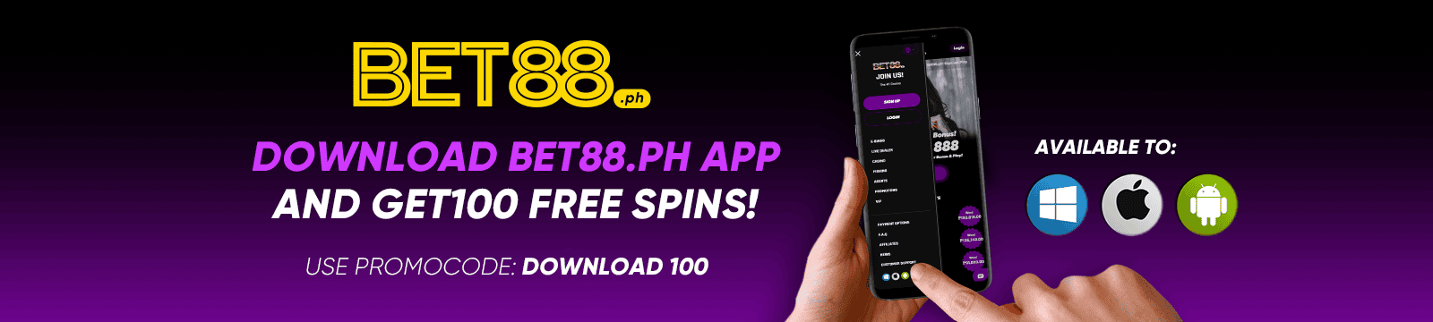 Bet88 - Online Casino Philippines - PAGCOR Licensed - Bet88-download100